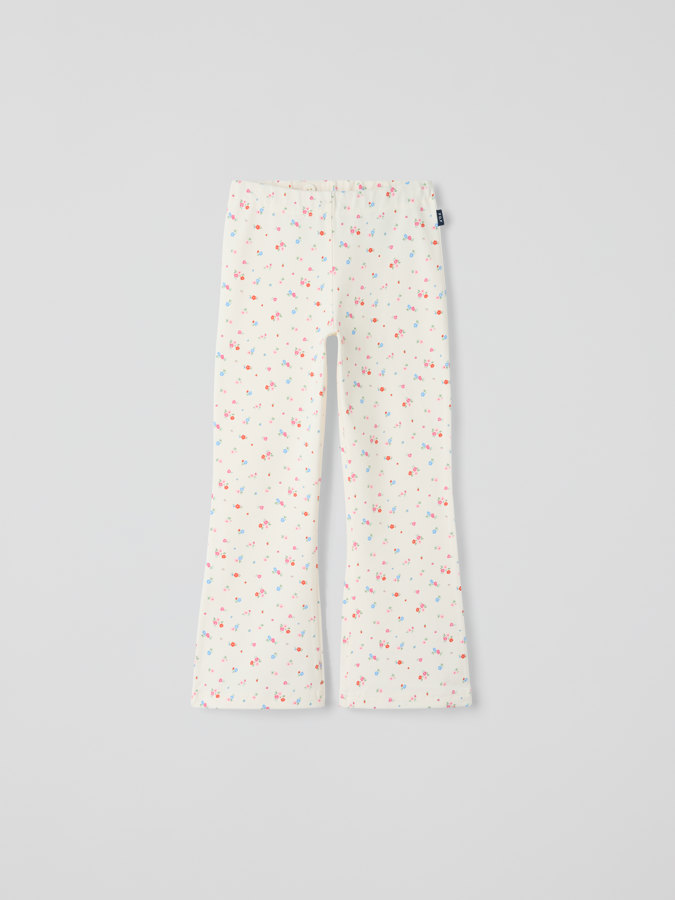 PLAY leveälahkeiset leggingsit kukallinen PLAY leveälahkeiset leggingsit kukallinen