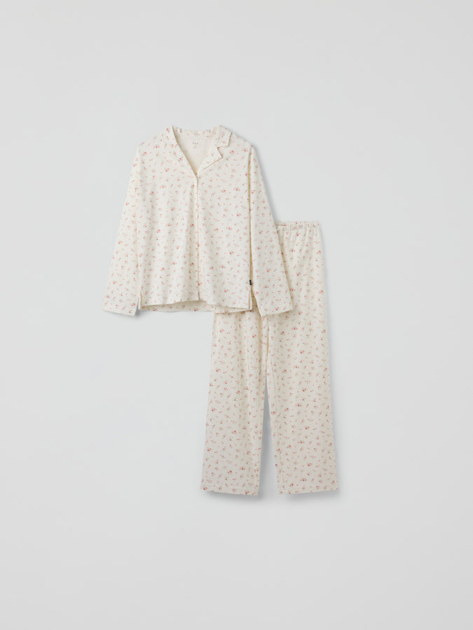 Pyjama kukkakuvio aikuiset Pyjama kukkakuvio aikuiset