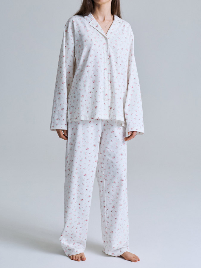 Pyjama kukkakuvio aikuiset Pyjama kukkakuvio aikuiset